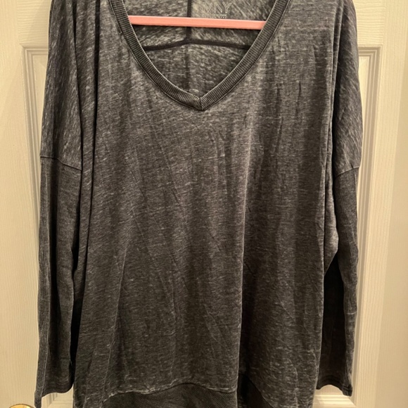 Marc New York Performance 1X NEW Long Sleeve Tunic Tee Black Gray - Picture 7 of 16